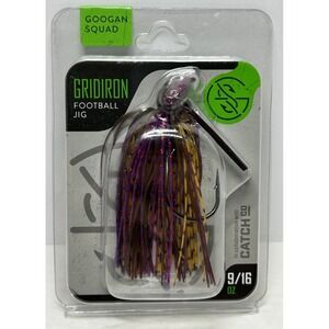 Googan Squad Gridiron Football Jig 9/16 Oz PB&J Fishing Lure Brand New